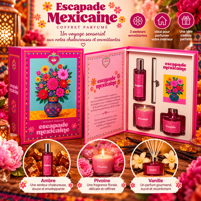 🌺 Coffret Parfumé – Escapade Mexicaine 🌸