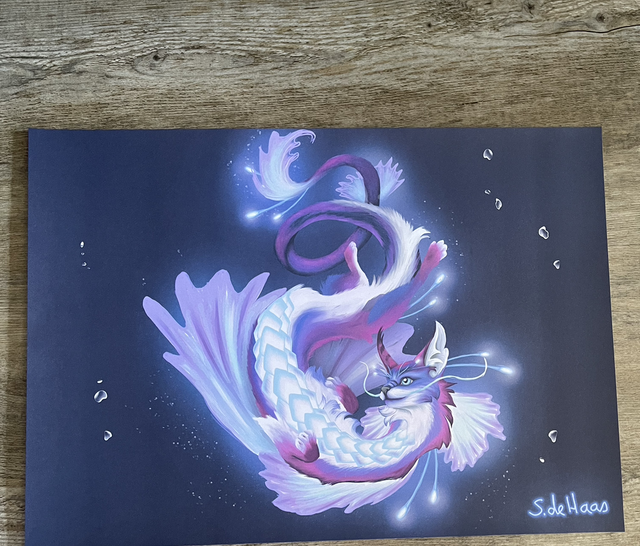 Abyss kat art print A-4