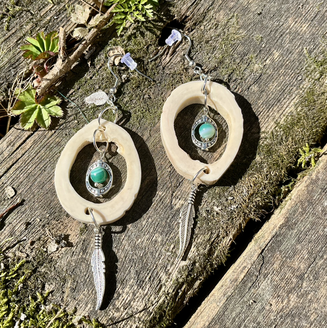 Poronluu korvikset Akaatti 