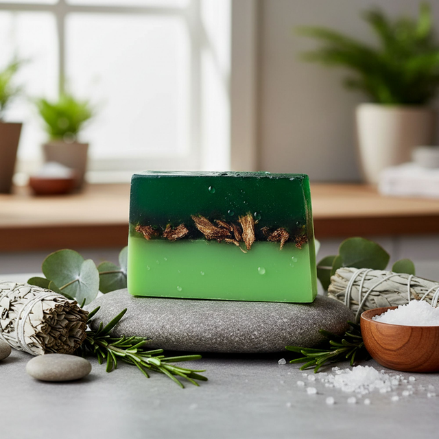 Sapone Naturale Gemme di Pino Fatto a Mano Saules