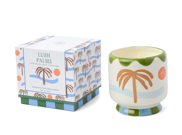 Paddywax A Dopo Palm Tree Ceramic Candle - Lush Palms