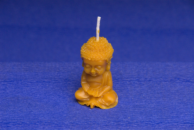 Bougie Bouddha en médidation