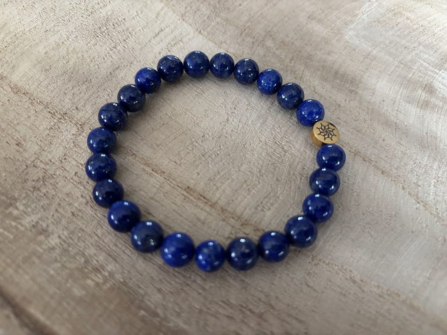 Bracelet Lapis-lazuli - Perles de 8mm