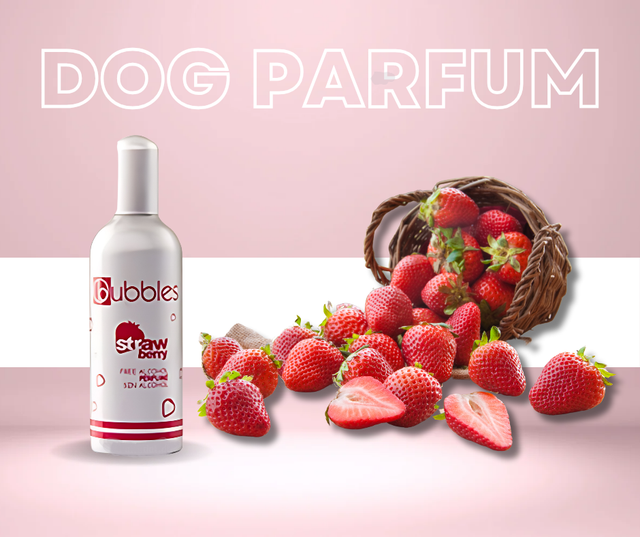 Bubbles® Alkoholfreies Hundeparfüm "Erdbeere"