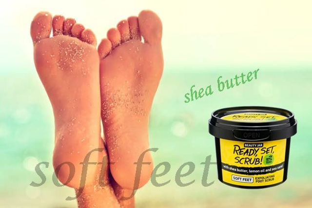 🦶 Beauty Jar "Ready, Set, Scrub!" Απολεπιστικό Scrub Ποδιών (100gr)