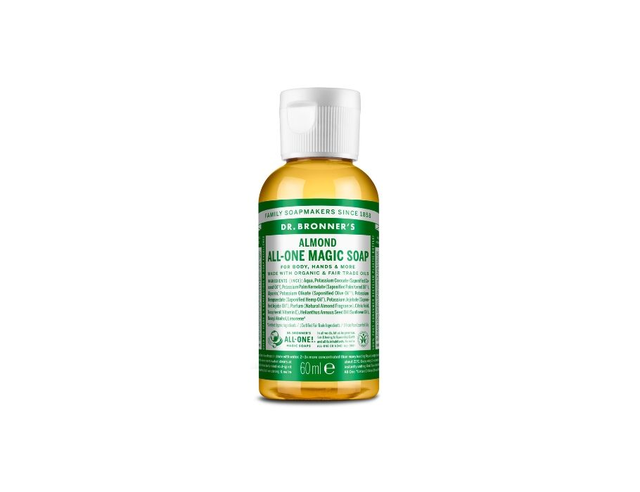 [Dr. Bronner's] Vloeibare Zeep - Pure Castile - Amandel - 60 ml
