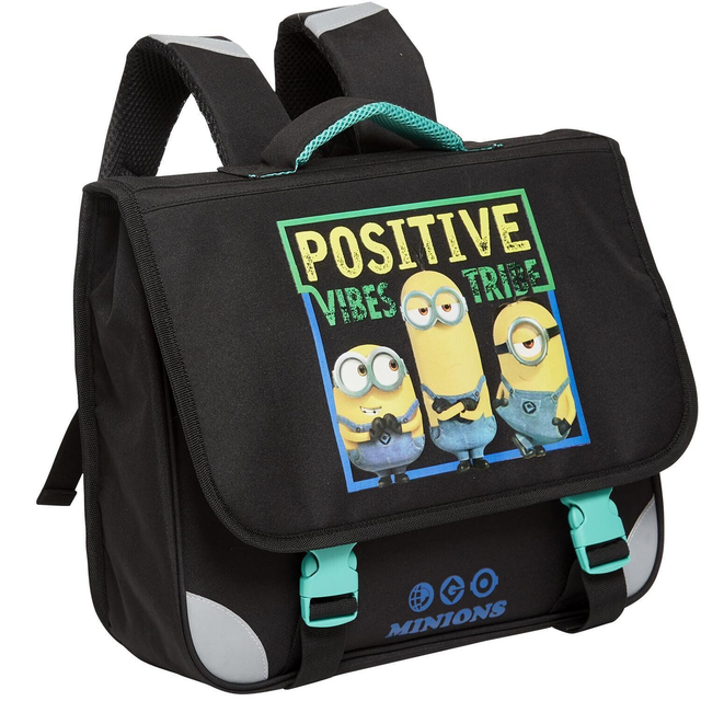Cartable noir 38 cm LES MINIONS