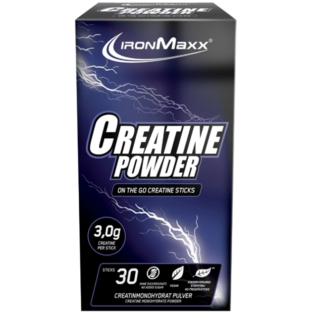 Creatine Monohydrate Sticks (30 x 3,4 g) IronMaxx®