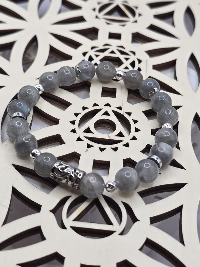 Bracelet Labradorite 0,8 cm