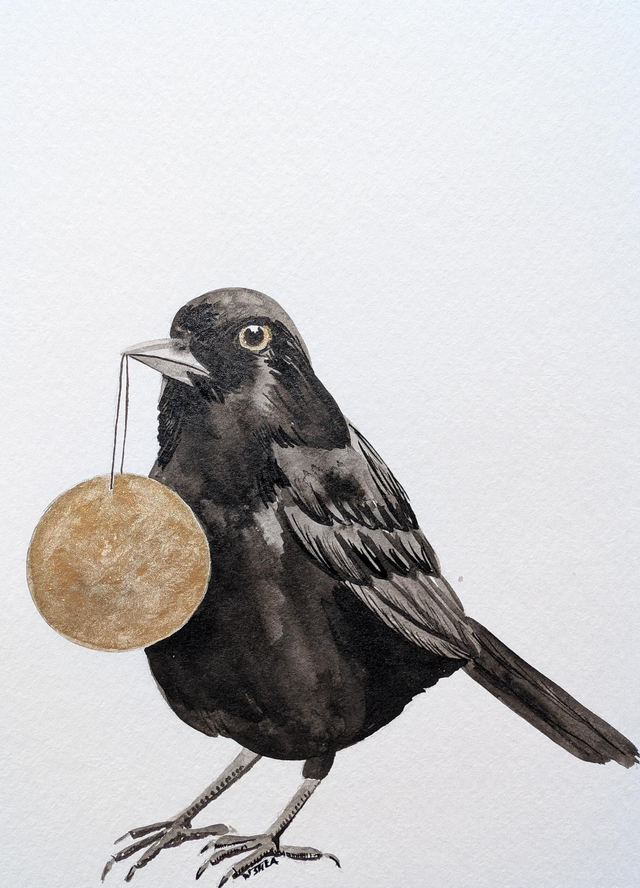 ' Blackbird &amp; Bauble' 