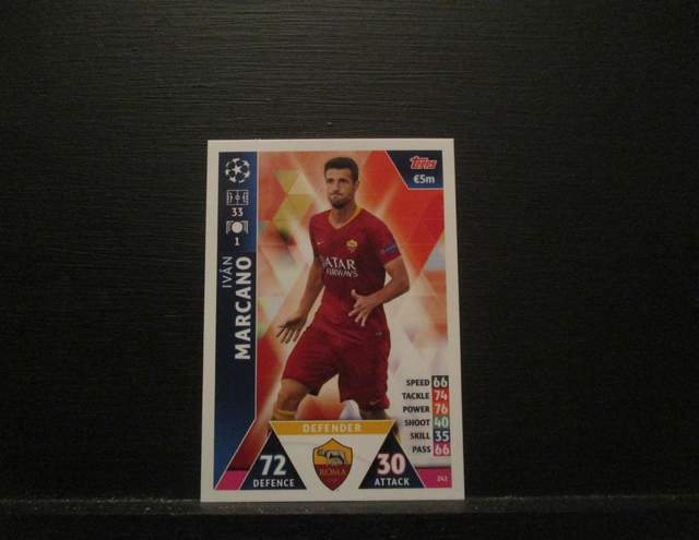 Ivan Marcano - UEFA Champions League Match Attax 2018/19 Original Trading Card #242