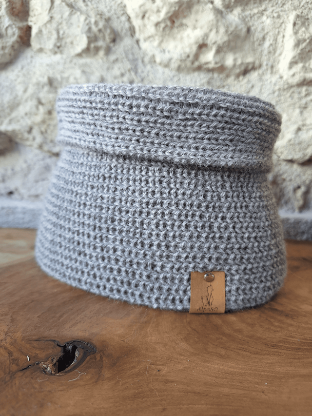 Tour de cou gris chiné - collection immuable