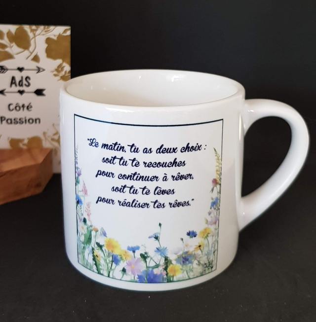 Mug moyen - Le choix du matin