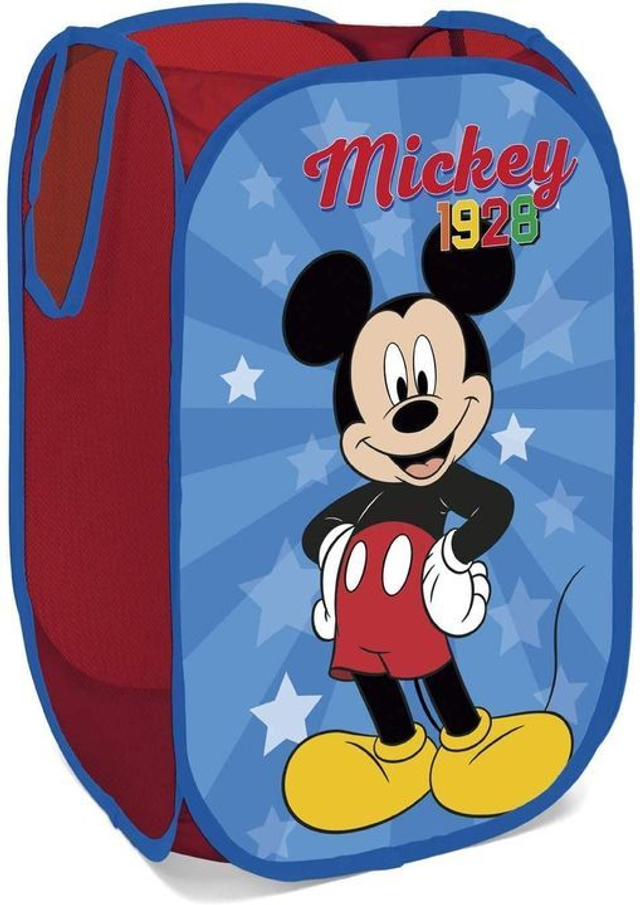 ARDITEX Panier Pliable pour Enfants en Tissu avec poignées - Disney Mickey Mouse 58CM