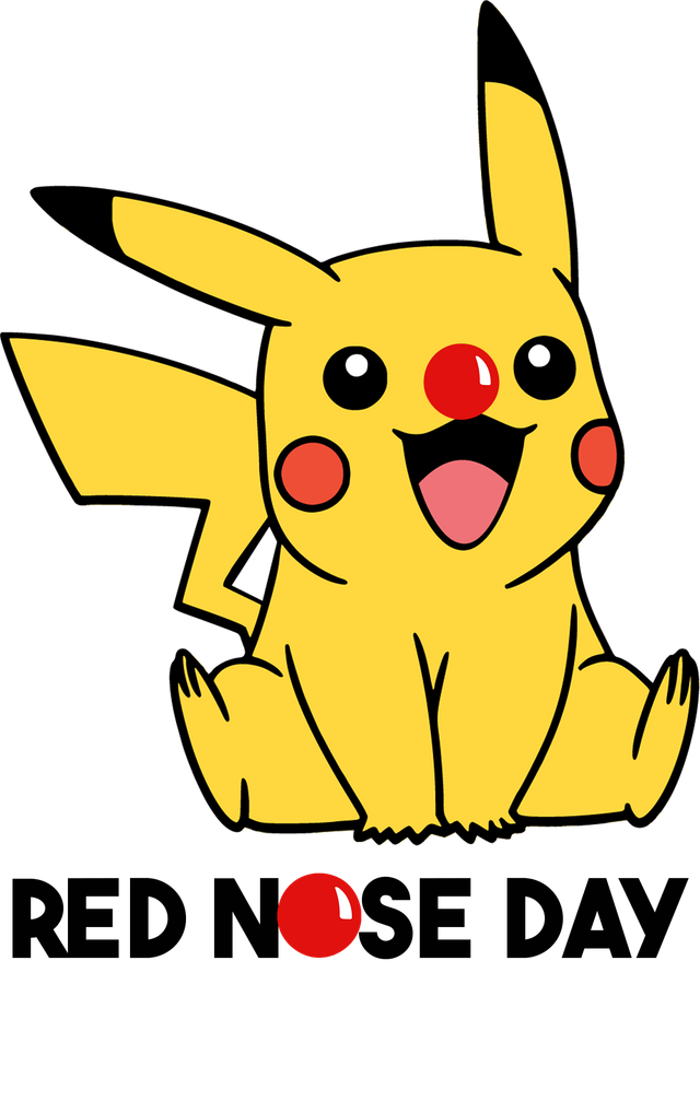 Pikachu Red Nose Day DTF