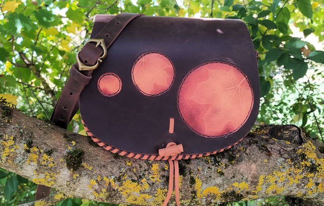 Sac taille M bubulles-feuilles d&#039;érable 