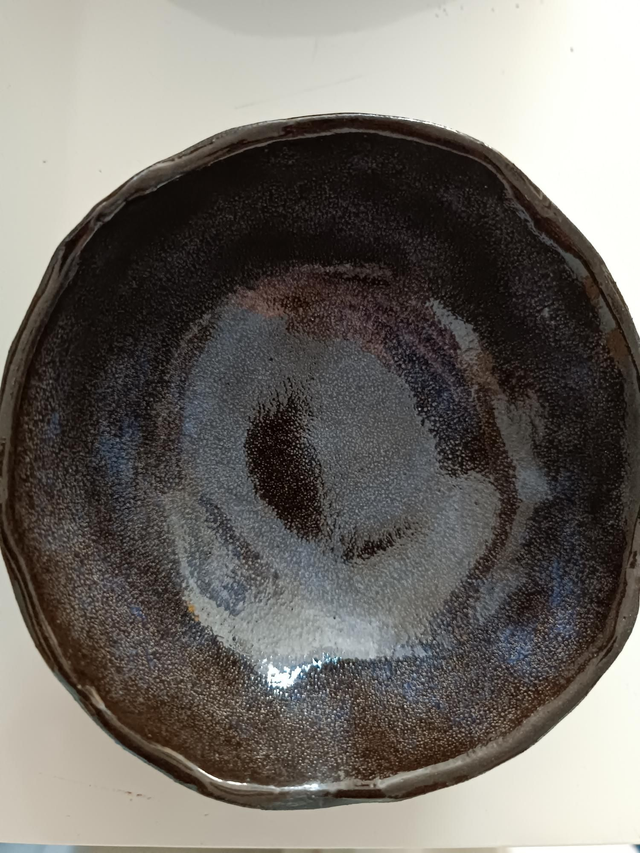 Bol noir émaux irisés  PM
