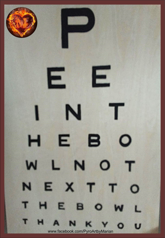 Pee in the bowl... 🤭