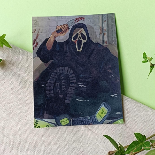 bathtub call - A6 print