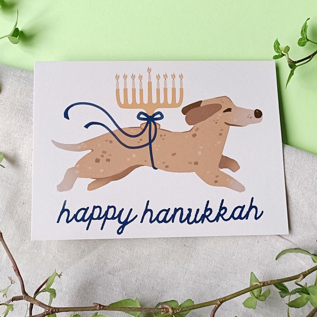 happy hannukah - 3 pack postcards