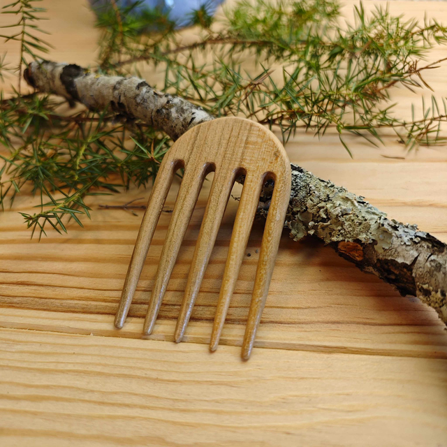 Peignes 5 branches en merisier-P012