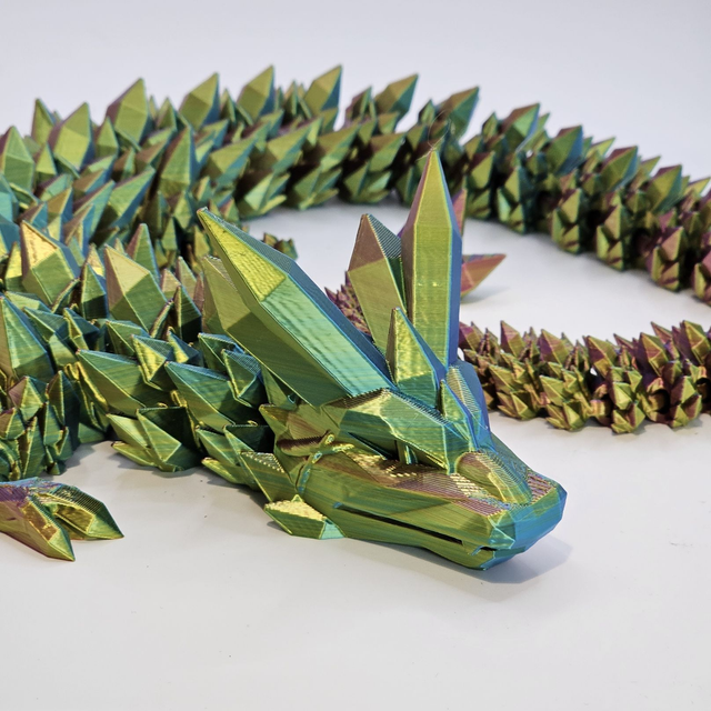 Cinderwing Crystal Dragon - Extra Large Version 