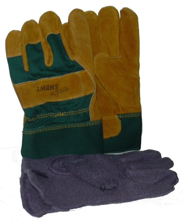 H9/rundsplitleder winterhandschoenen