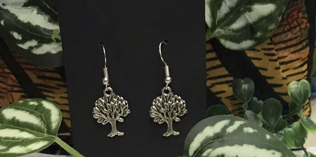 Silver Dangling Earrings- SDE81