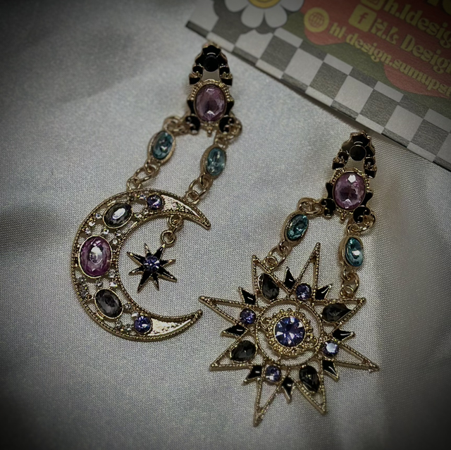 Sun and Moon Earrings