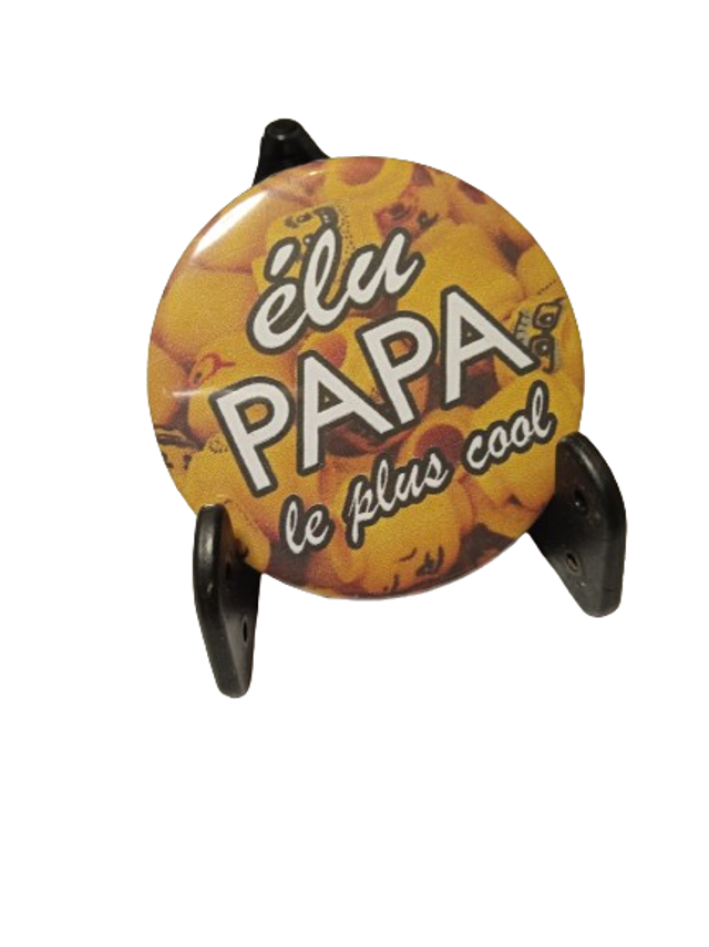 Badge "Élu PAPA le plus cool" 🏆