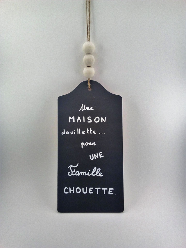 plaque maison