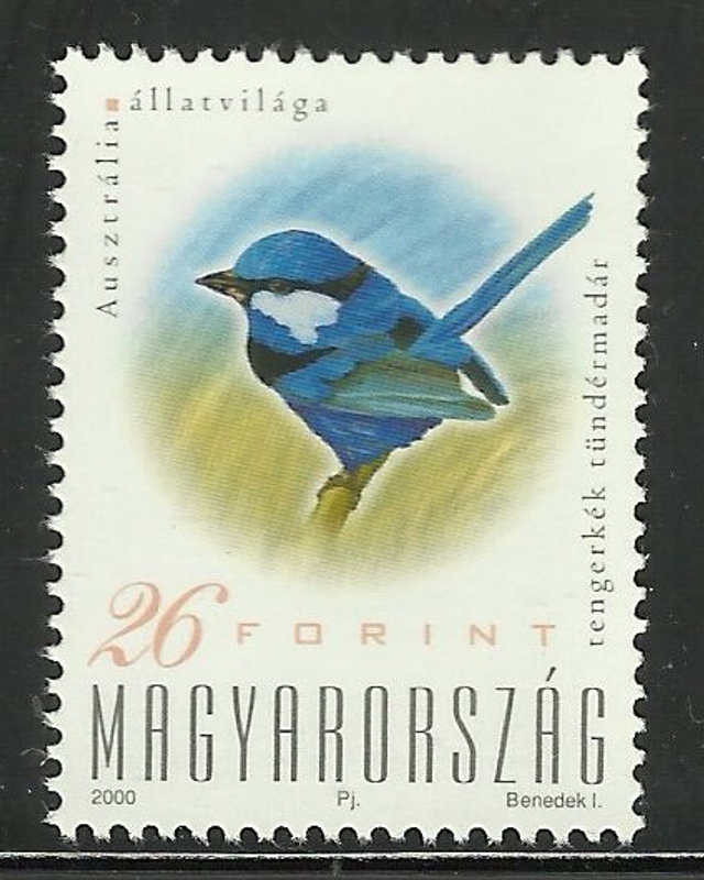 Hungary 2000 Bird,Splendid Fairywren MNH