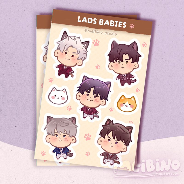 arkusz naklejek - LADS