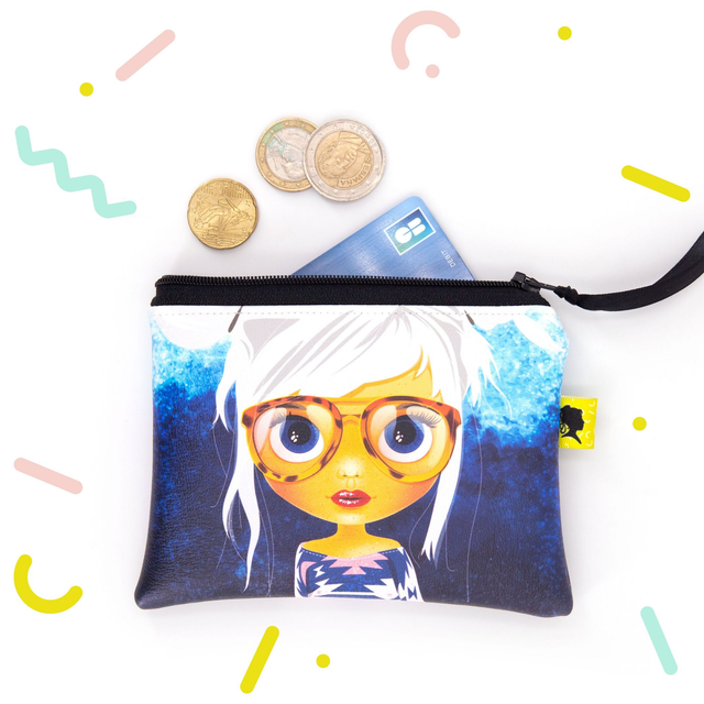 Porte monnaie zip LINA