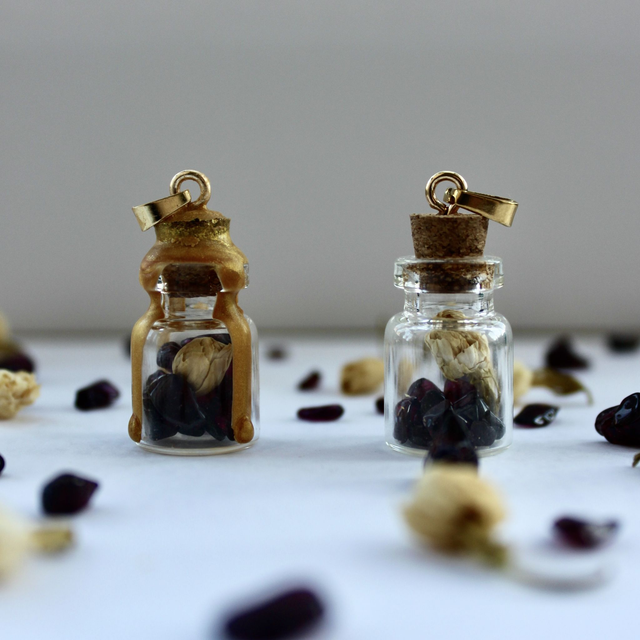 Pendentif fiole PASSION