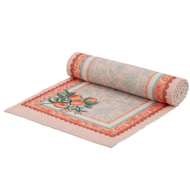 Anemone Peaches Indoor/Outdoor Table Runner Multicolour