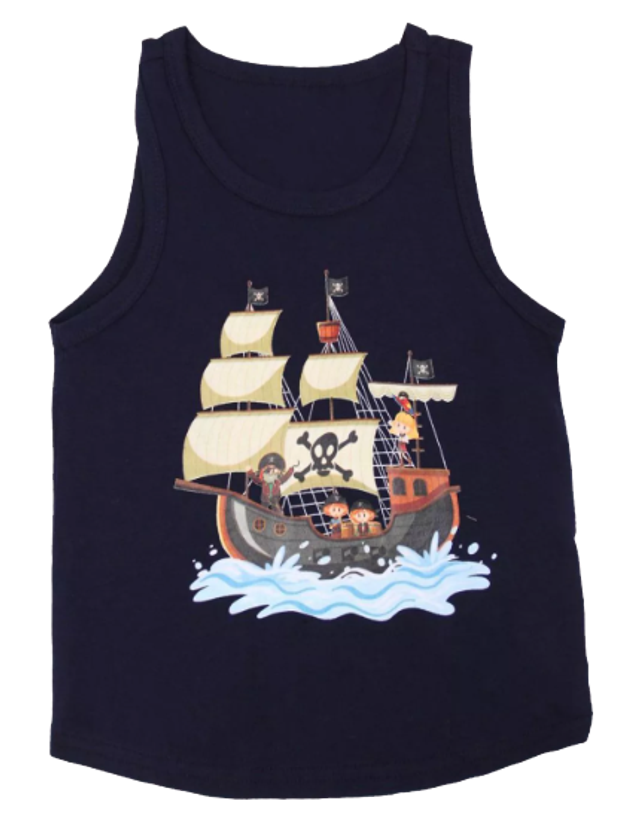 Débardeur Enfant Bateau Pirate