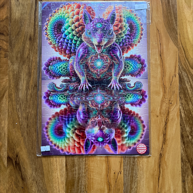 Trippy Squirrel  limited to 1 A3 200 piece jigsaw