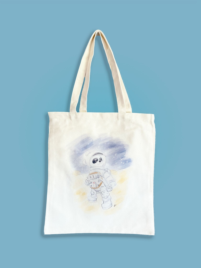 Tote bag Space Panda