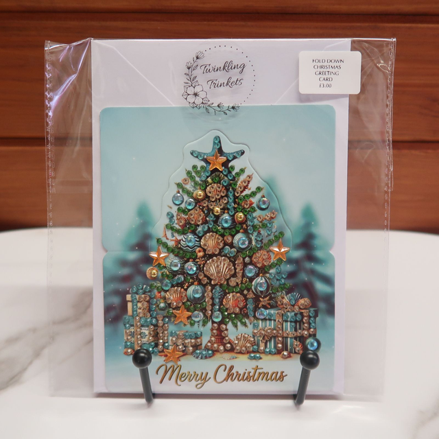 Fold Down Christmas Card