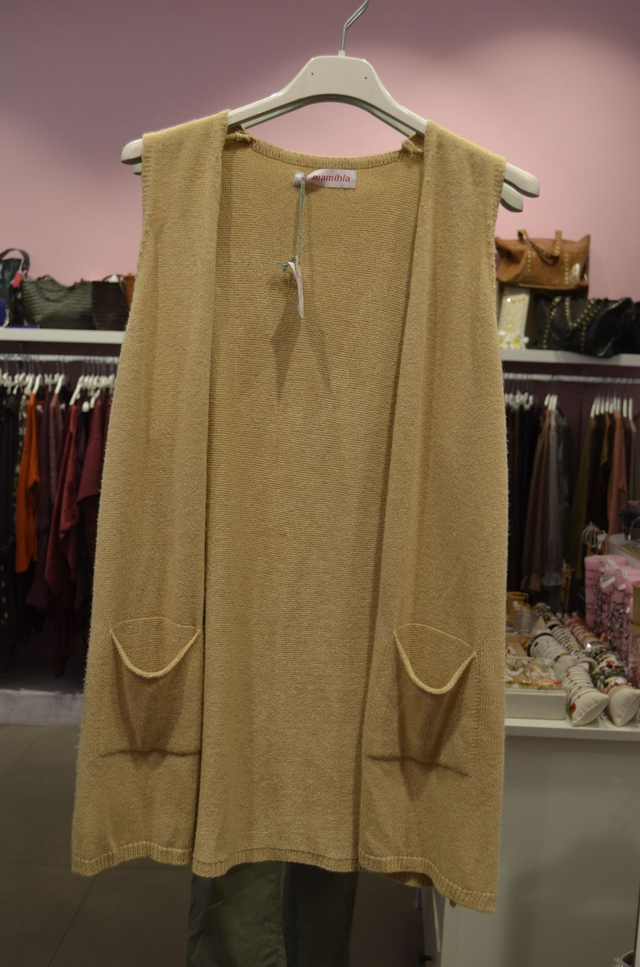 Chaleco Abierto Punto