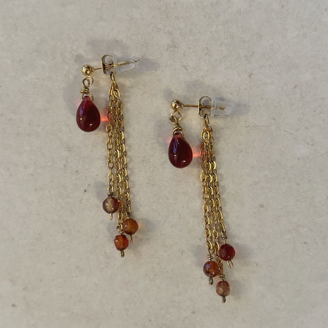 Boucles d'oreilles Vigne