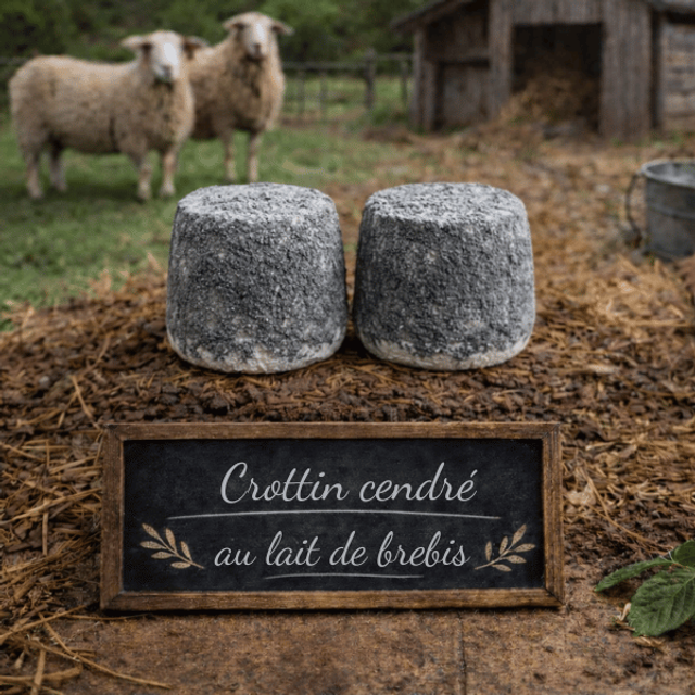 Crottin cendré au lait de brebis 🧺
