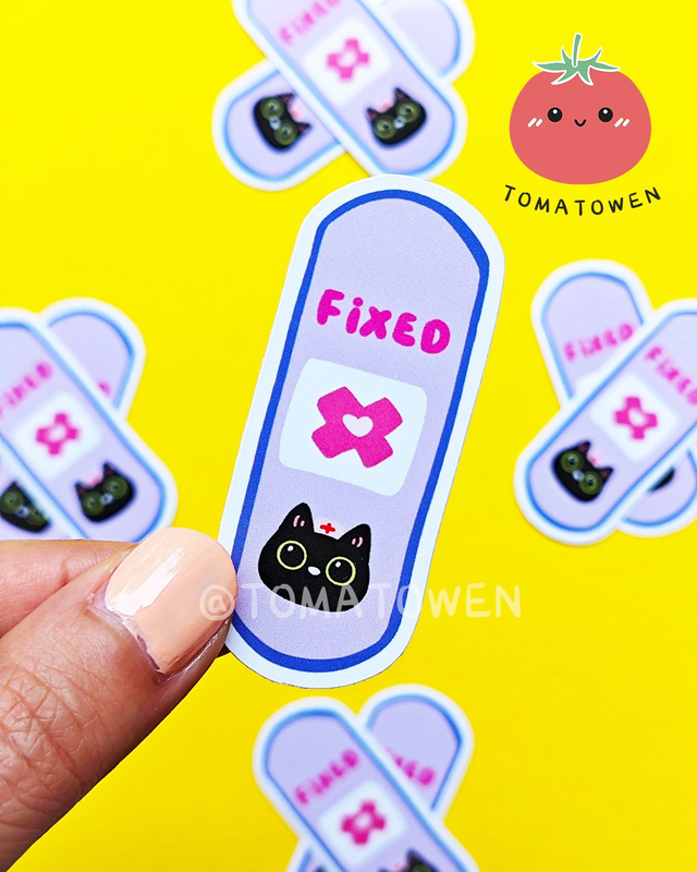 Sticker: I&#039;ll fix you band-aid