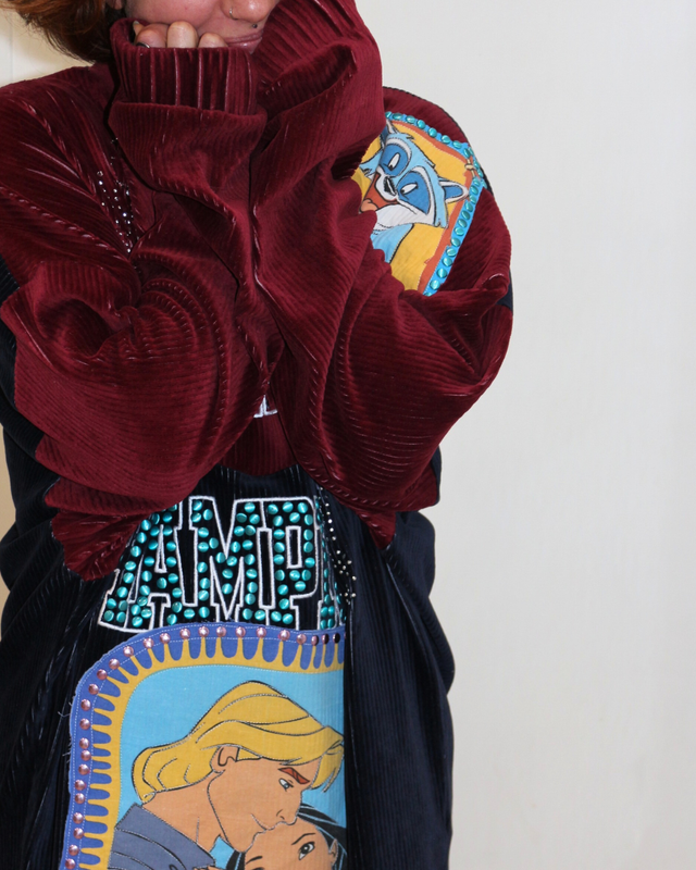 đ Robe-Pull "Pocahontas & Meeko" UpcyclĂ©e â Chicago Legends â Taille 3XL