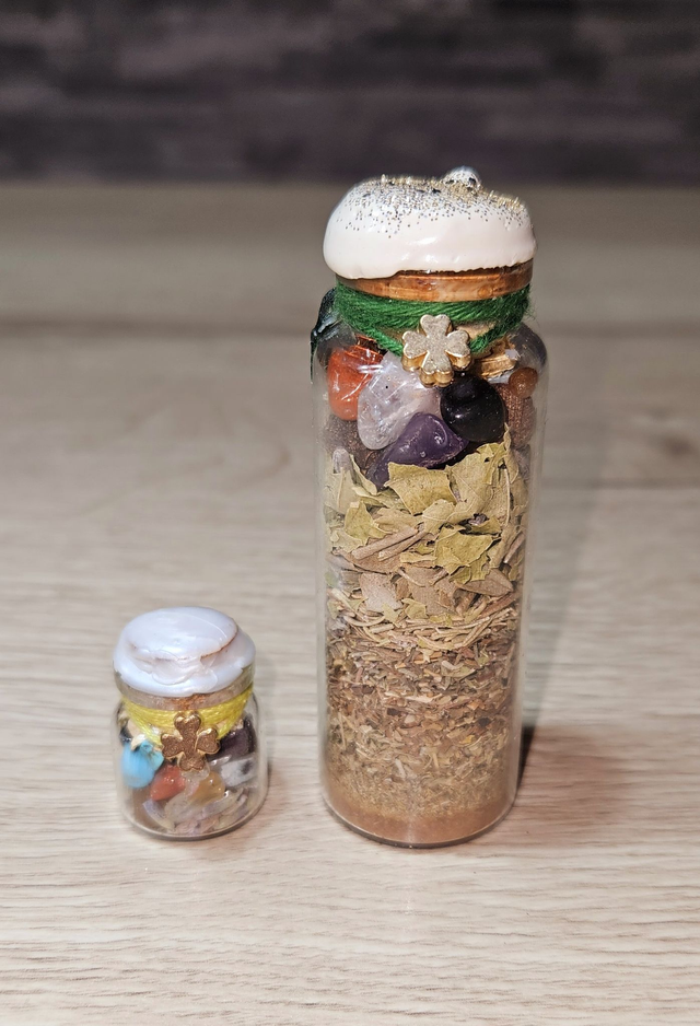 Spelljar (Amulette naturelle d’intention) "CHANCE"