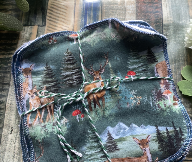 Deer Khaki Reusable Wipes x5 pack
