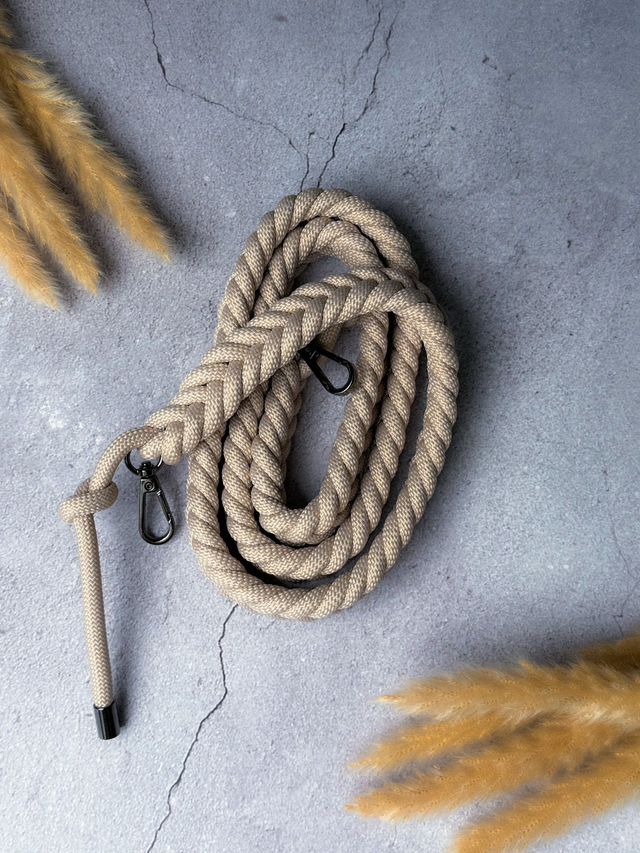 Bag Strap Braided (S) | beige | Polyester | Taschengurt