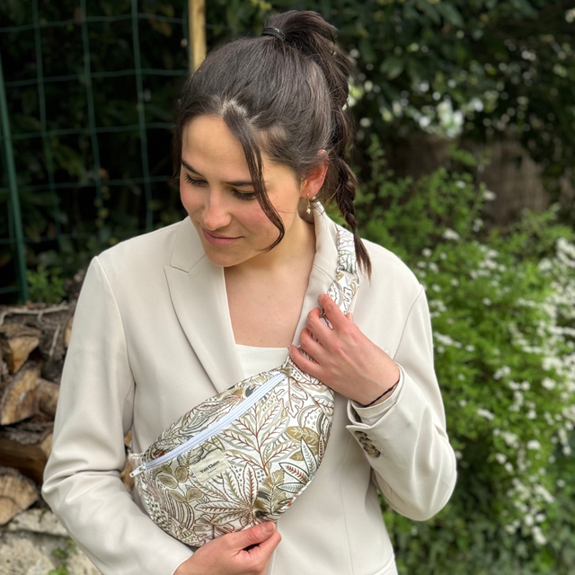 Sac banane en soie