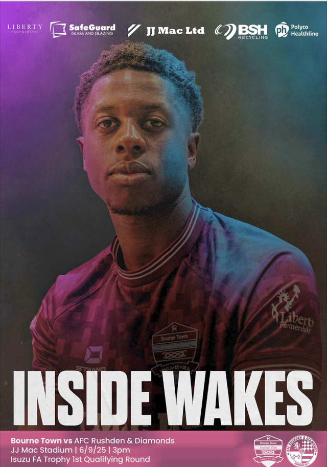 Inside Wakes- AFC Rushden and Diamonds- FA Trophy- 6/9/25